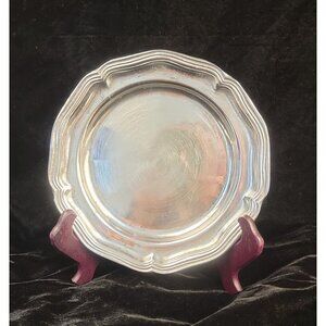 Antique 19th Century Continental Pewter Plate